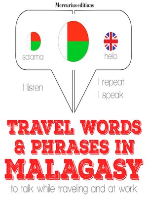 cover image of Travel words and phrases in Malagasy